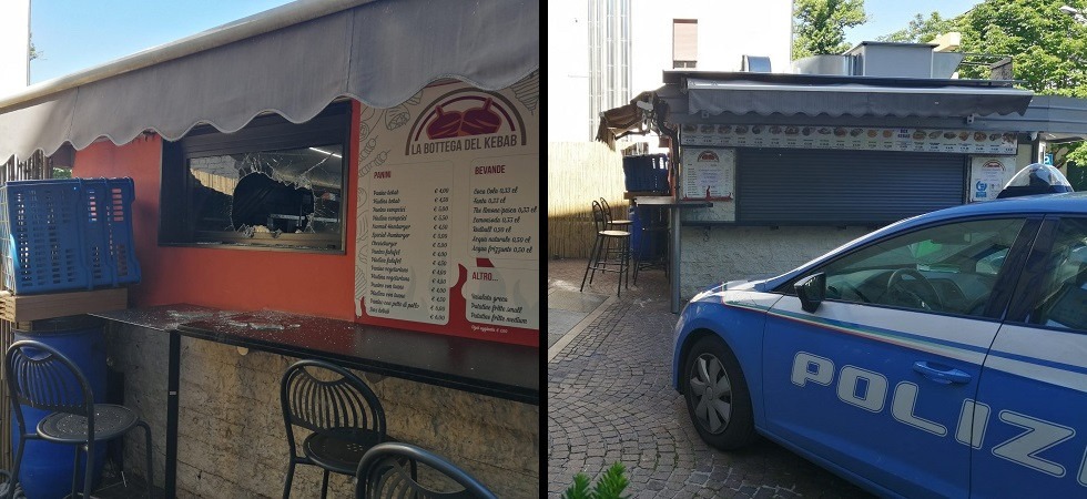 Sfonda la finestra e ruba il fondo cassa, colpo alla Bottega del Kebab